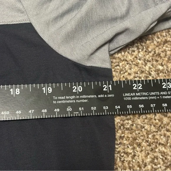 Travis Mathew Gray and Navy Polo Shirt - Picture 7 of 11